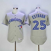 Toronto Blue Jays #25 Marco Estrada Gray 2016 Flexbase Collection Stitched Jersey,baseball caps,new era cap wholesale,wholesale hats